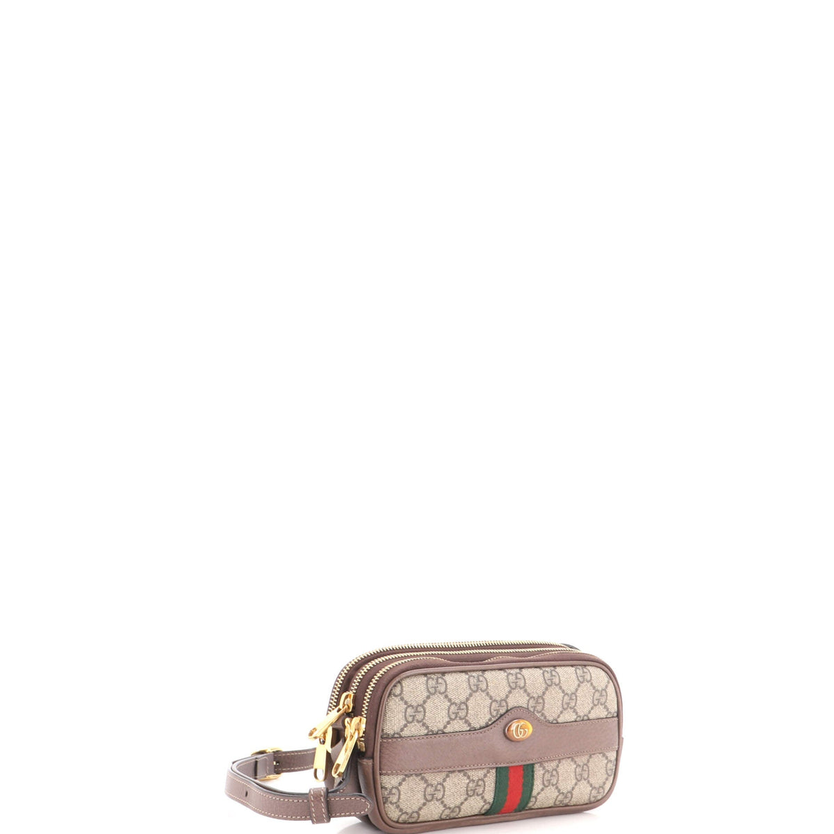 Ophidia Triple Zip Crossbody Bag GG Coated Canvas Mini