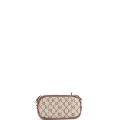 Ophidia Triple Zip Crossbody Bag GG Coated Canvas Mini