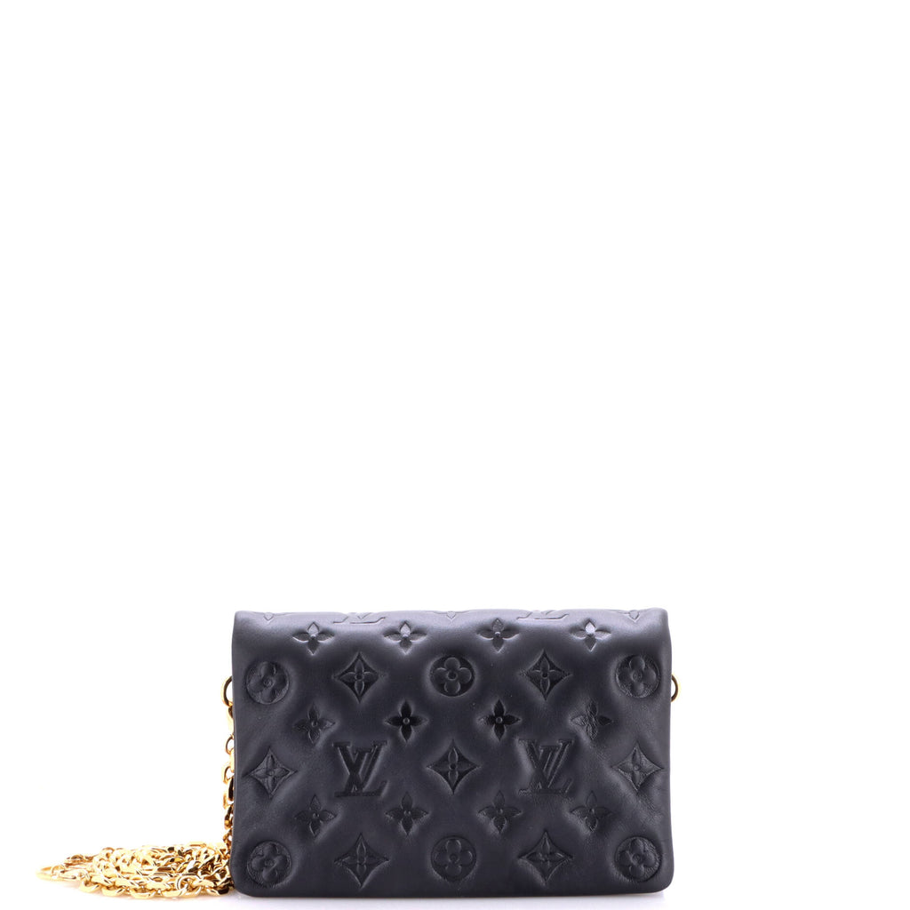 Coussin Pochette Monogram Embossed Lambskin