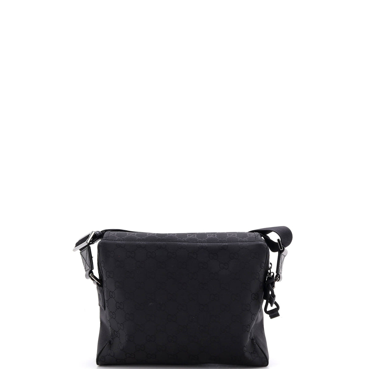 Web Flap Crossbody Bag Guccissima Nylon Medium