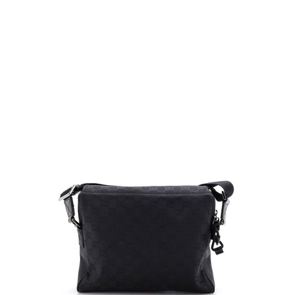 Web Flap Crossbody Bag Guccissima Nylon Medium