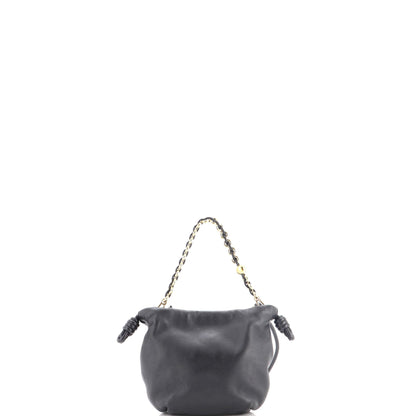 Flamenco Knot Chain Purse Bag Leather Mini
