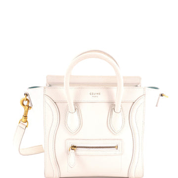 Luggage Bag Grainy Leather Nano