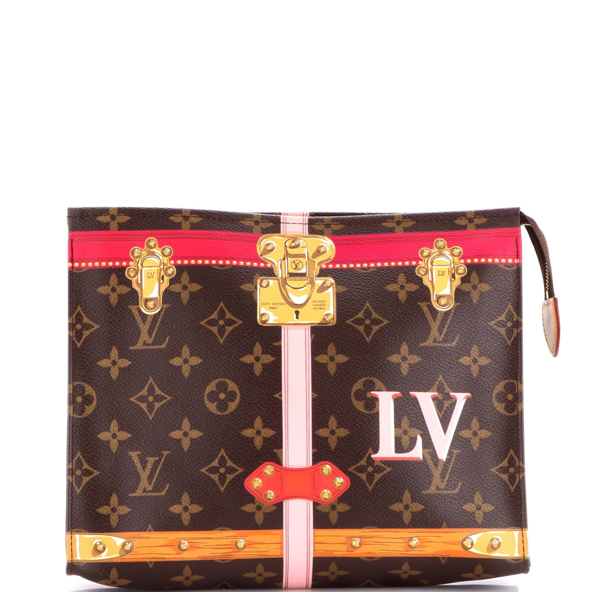 Toiletry Pouch Limited Edition Summer Trunks Monogram Canvas 26