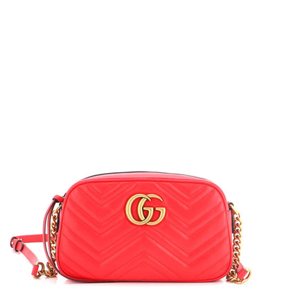 GG Marmont Shoulder Bag Matelasse Leather Small