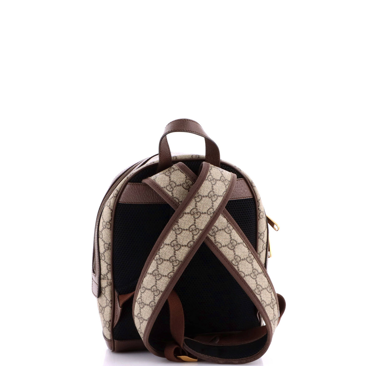 Ophidia Backpack GG Coated Canvas and Leather Small