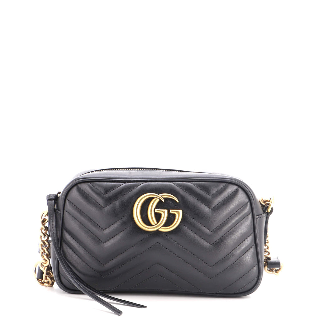 GG Marmont Shoulder Bag Matelasse Leather Small