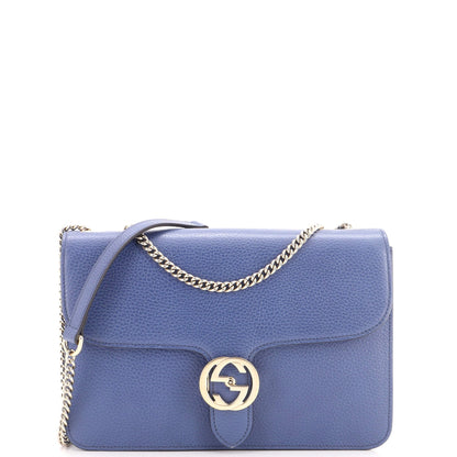 Interlocking Shoulder Bag Leather Medium