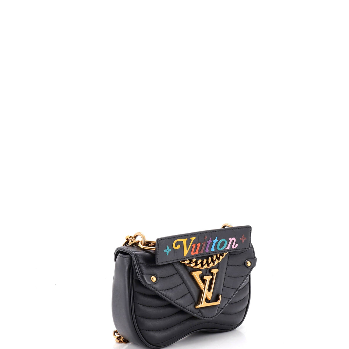 New Wave Chain Bag Quilted Leather PM