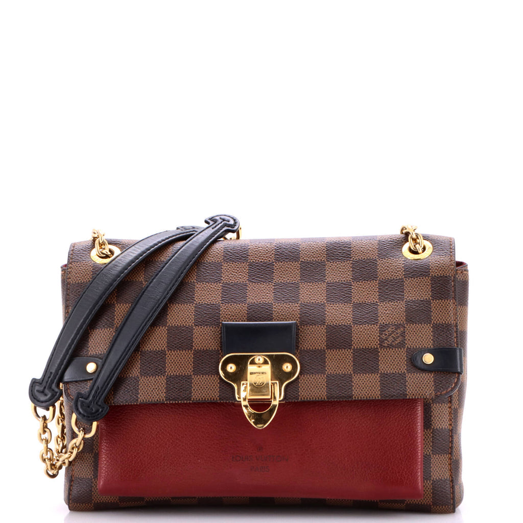 Vavin Handbag Damier with Leather PM