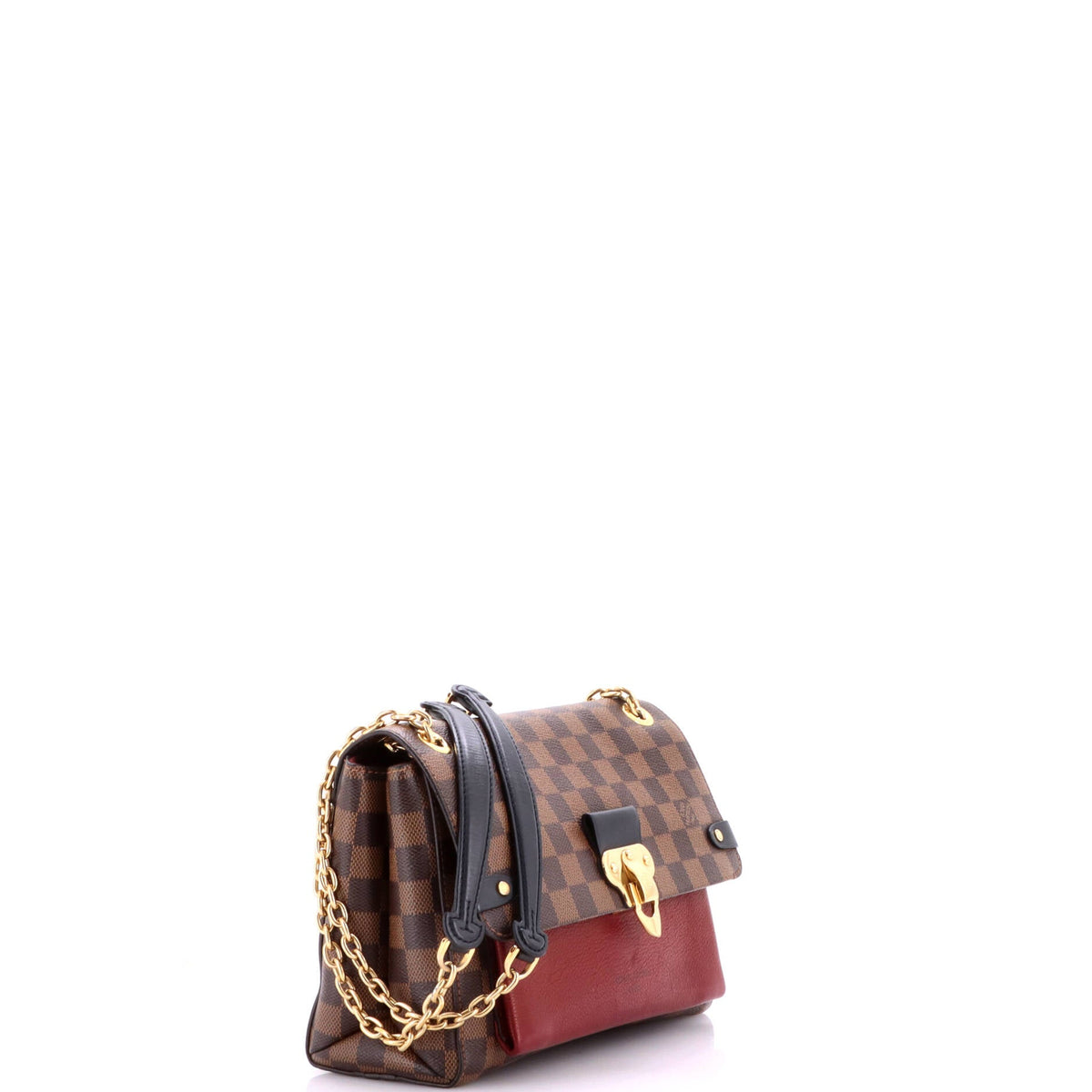 Vavin Handbag Damier with Leather PM