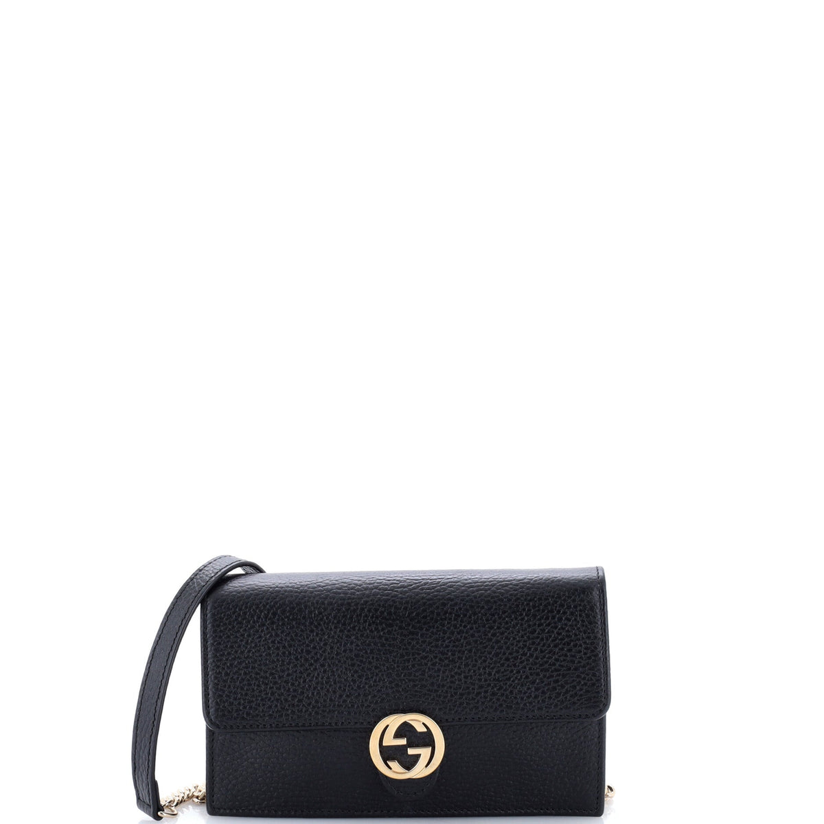 Interlocking Wallet on Chain Leather