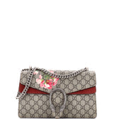 Dionysus Bag Blooms Print GG Coated Canvas Small