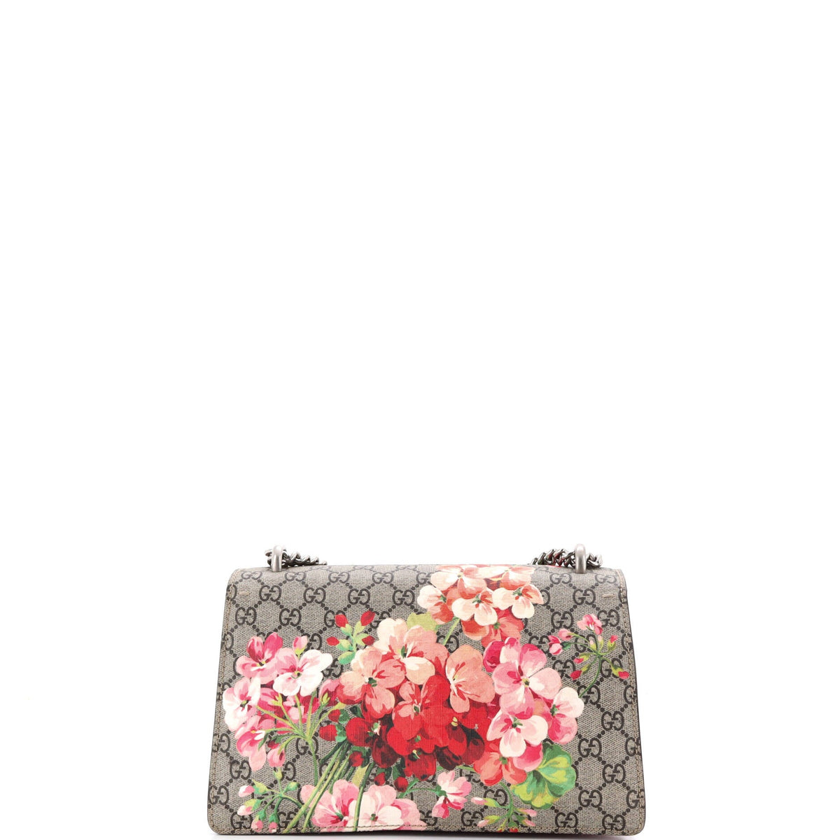 Dionysus Bag Blooms Print GG Coated Canvas Small
