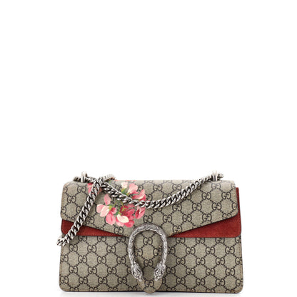 Dionysus Bag Blooms Print GG Coated Canvas Small