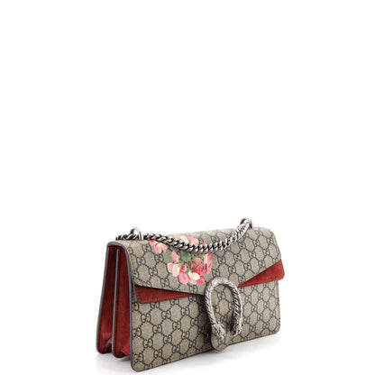 Dionysus Bag Blooms Print GG Coated Canvas Small