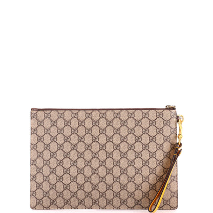 Neo Vintage Wristlet Pouch GG Coated Canvas
