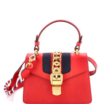 Sylvie Top Handle Bag Leather Mini