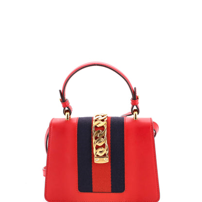 Sylvie Top Handle Bag Leather Mini