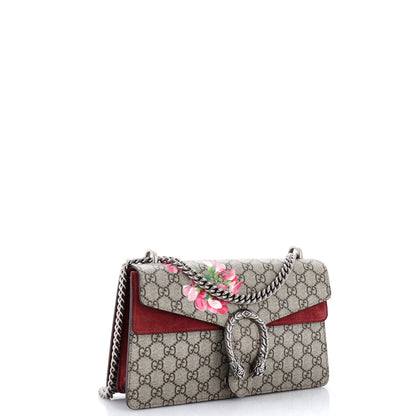 Dionysus Bag Blooms Print GG Coated Canvas Small