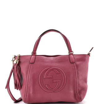 Soho Convertible Top Handle Bag Leather Small