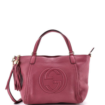 Soho Convertible Top Handle Bag Leather Small
