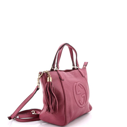 Soho Convertible Top Handle Bag Leather Small