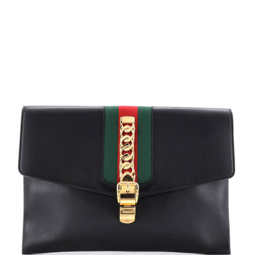 Sylvie Clutch Leather Maxi