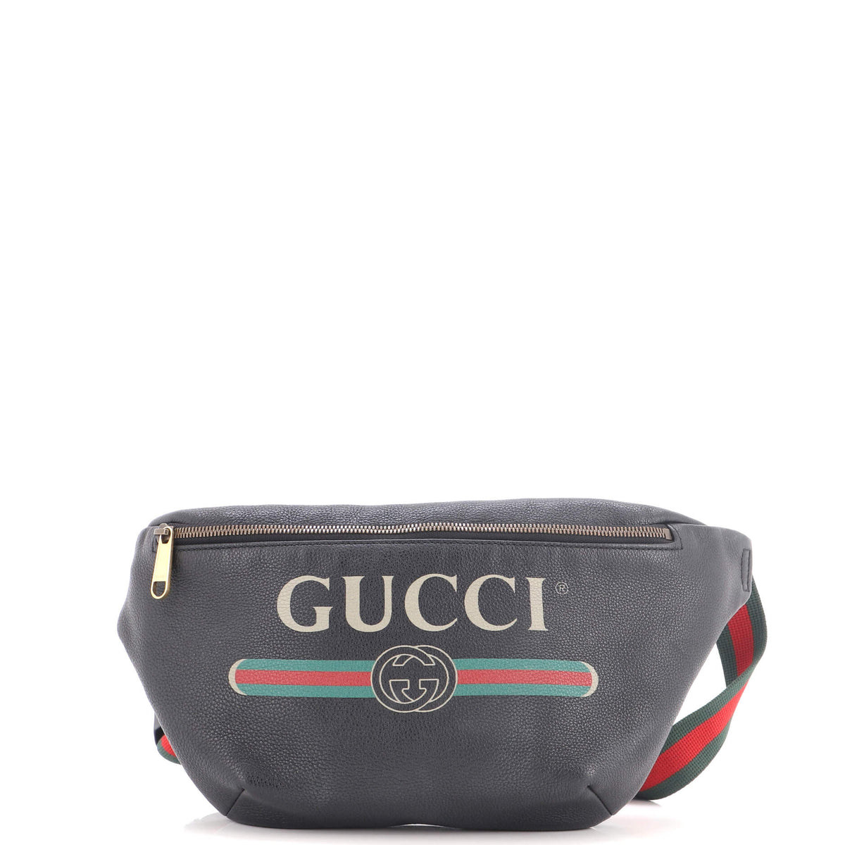 Logo Belt Bag Printed Leather Medium