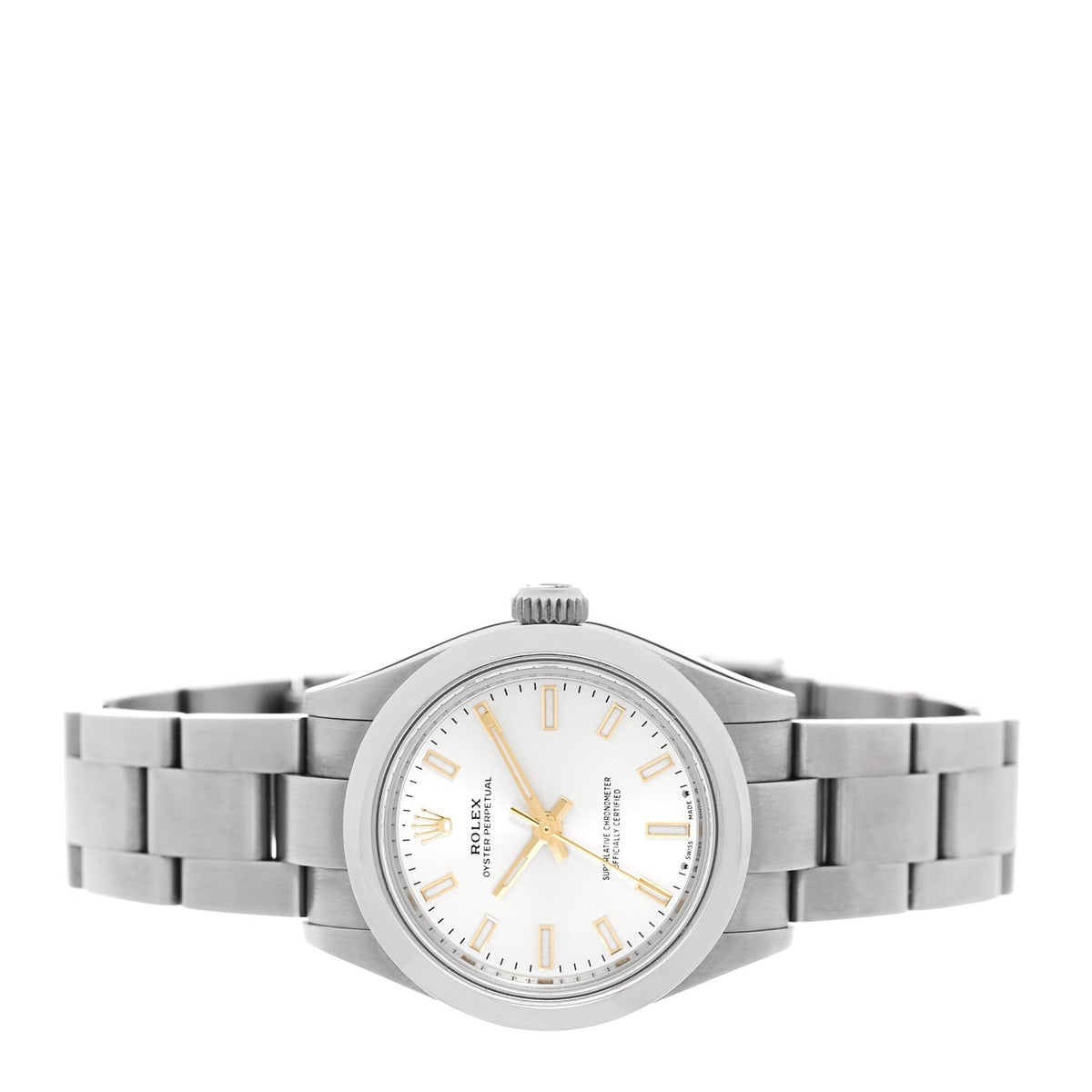 Rolex Stainless Steel 28mm Oyster Perpetual Datejust Watch Silver 276200