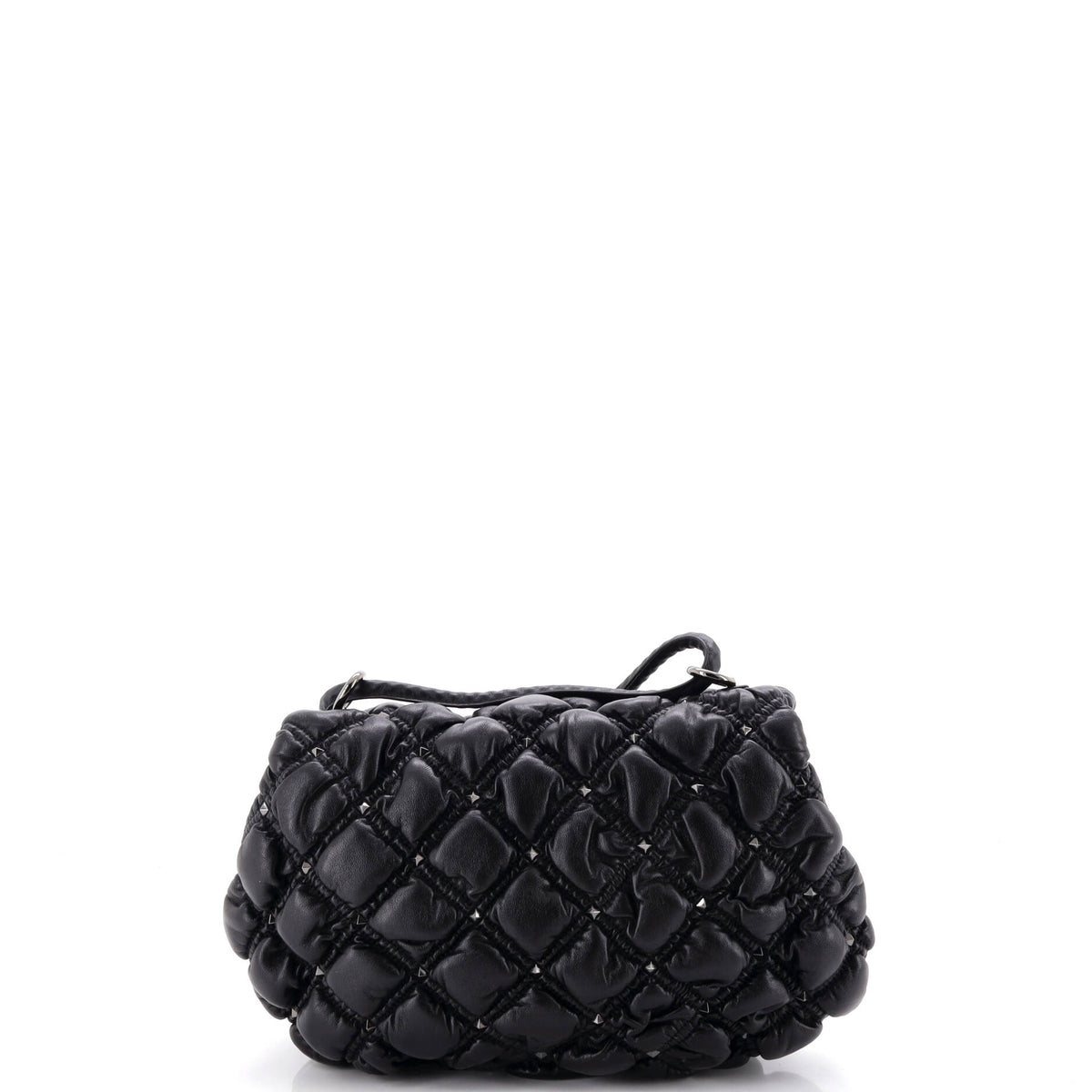 SpikeMe Flap Bag Quilted Leather Medium