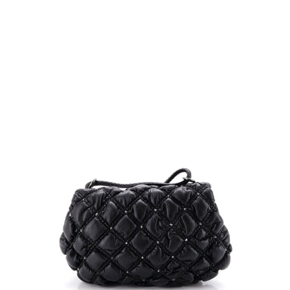 SpikeMe Flap Bag Quilted Leather Medium