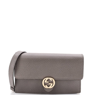 Interlocking Wallet on Chain Leather