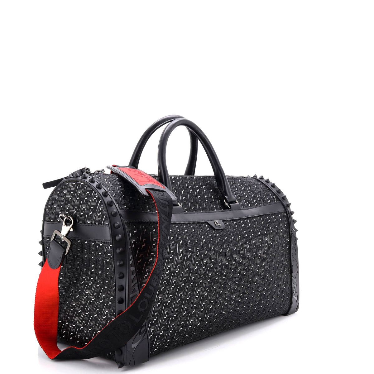 Sneakender Duffle Bag Studded Leather