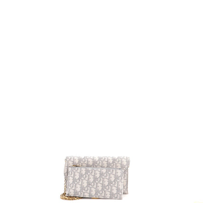 Saddle Chain Wallet Oblique Canvas