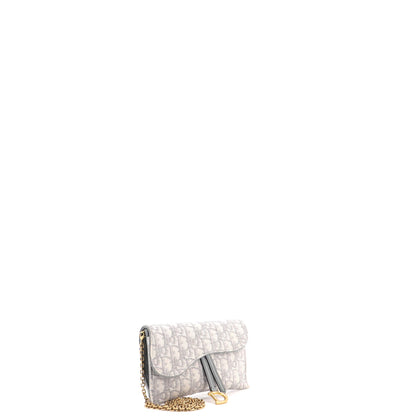 Saddle Chain Wallet Oblique Canvas