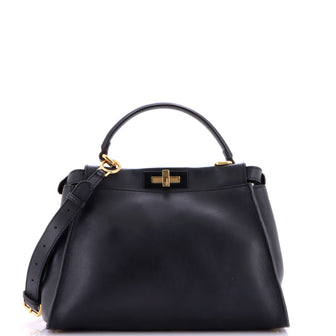 Peekaboo Bag Rigid Leather Regular