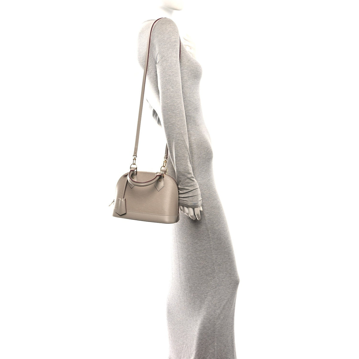 Louis Vuitton Epi Alma BB Bag Galet