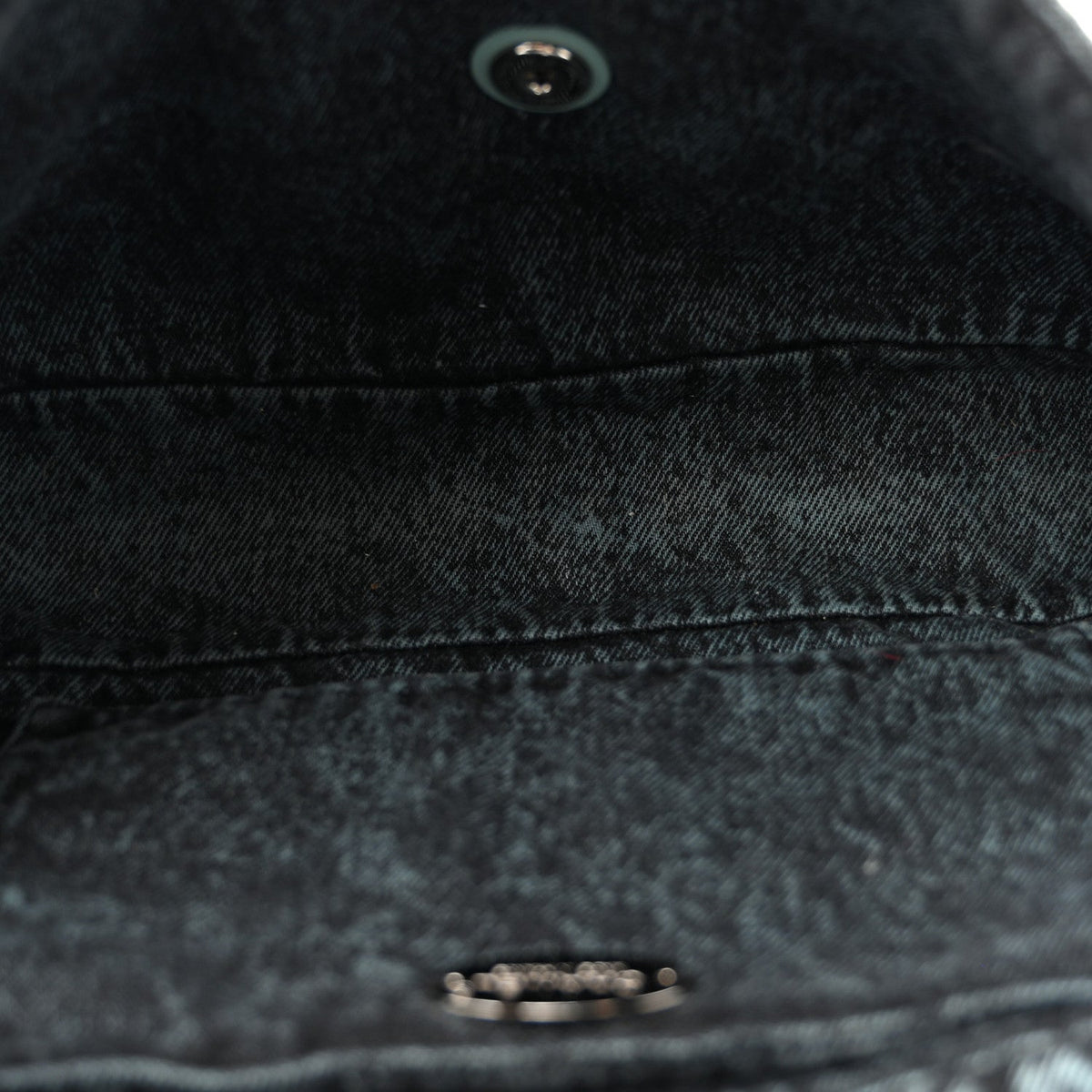 Chanel Denim Quilted Denimpression Flap Blue Black 1982470
