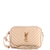 Lou Camera Bag Matelasse Chevron Leather Small