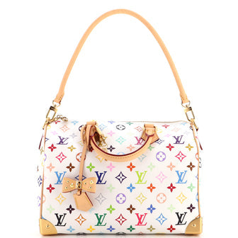 x Takashi Murakami Speedy Soft Bandouliere Bag Monogram Multicolor 30