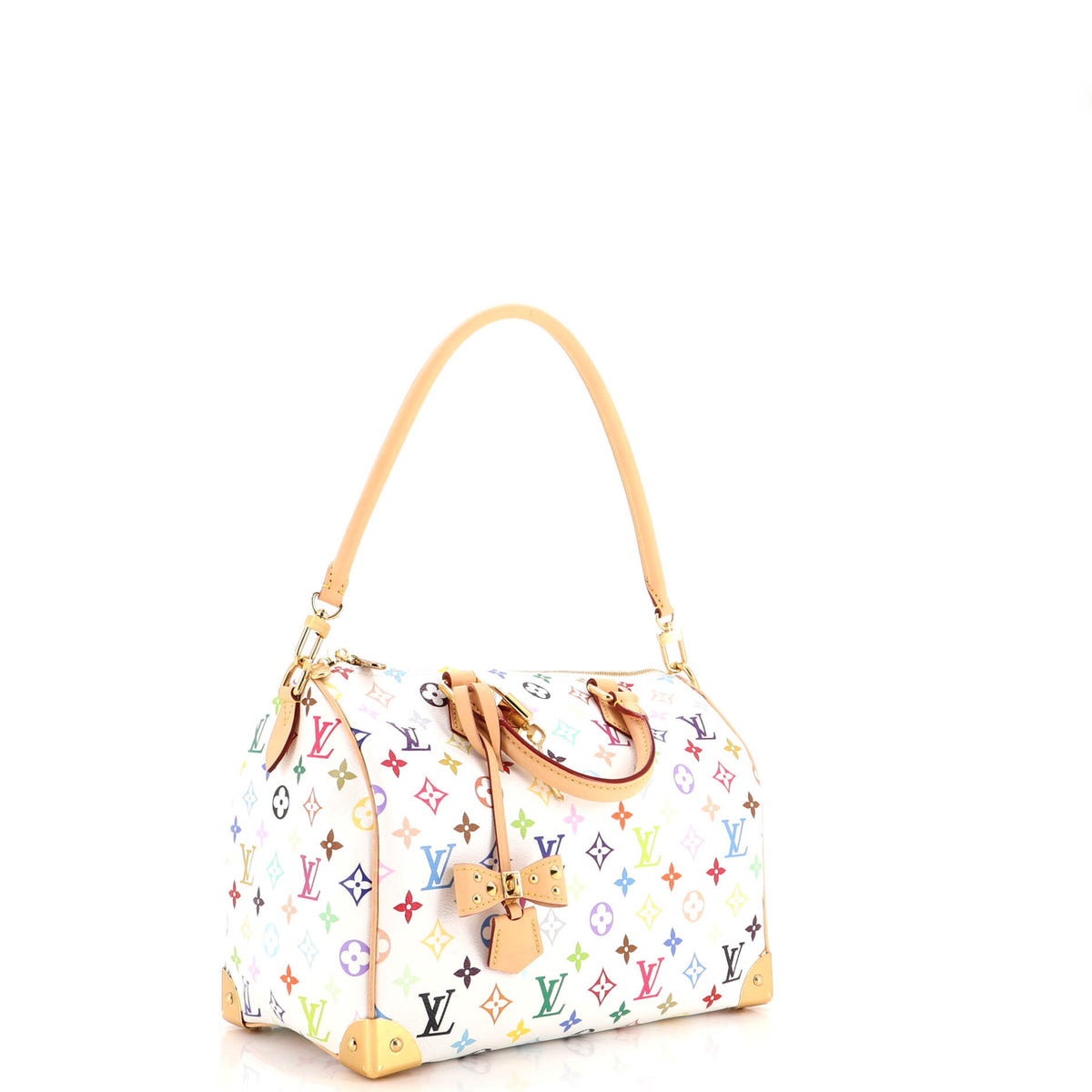 x Takashi Murakami Speedy Soft Bandouliere Bag Monogram Multicolor 30