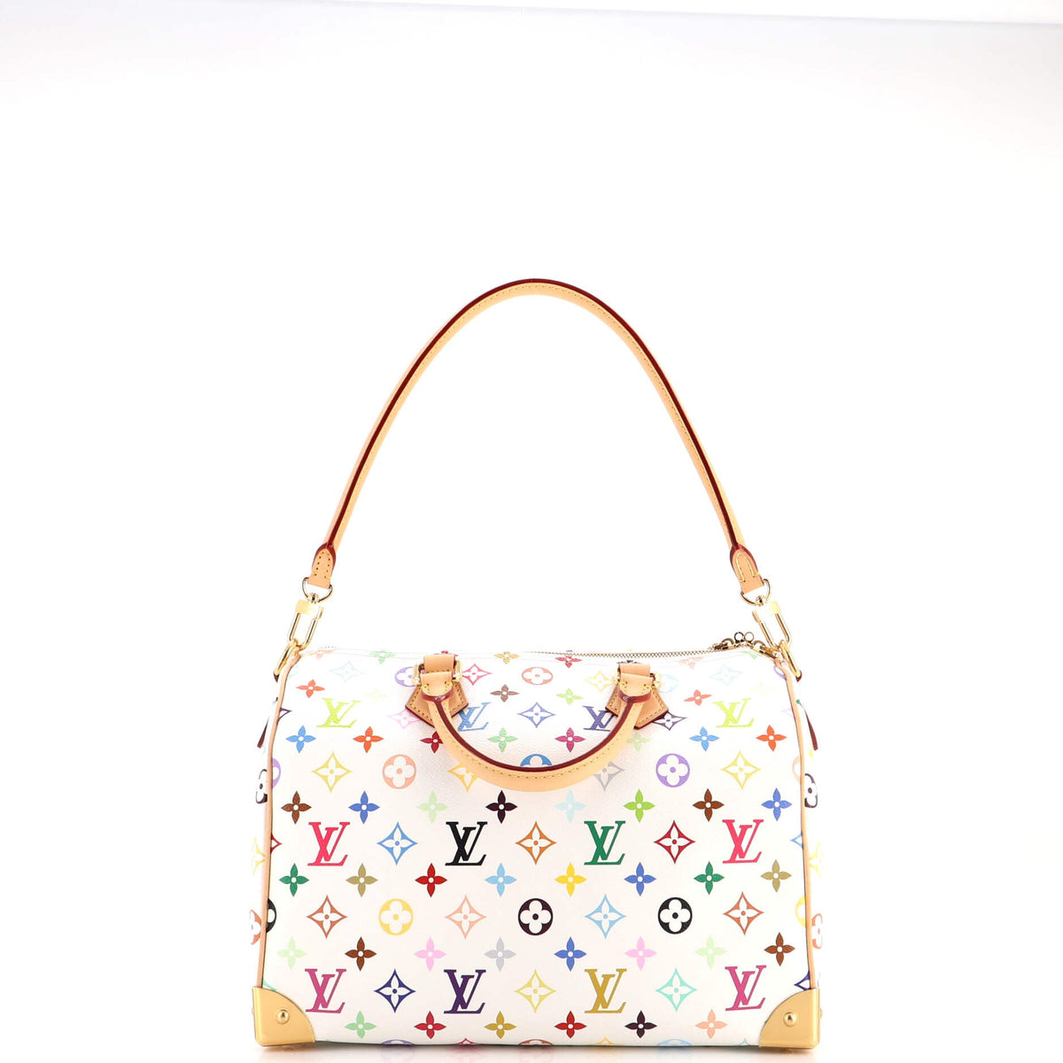 x Takashi Murakami Speedy Soft Bandouliere Bag Monogram Multicolor 30