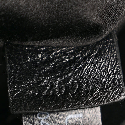 Gucci Nappa Matelasse Small Maxi Horsebit Shoulder Bag Black