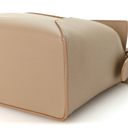 Loewe Grained Calfskin Small Puzzle Edge Bag Sand