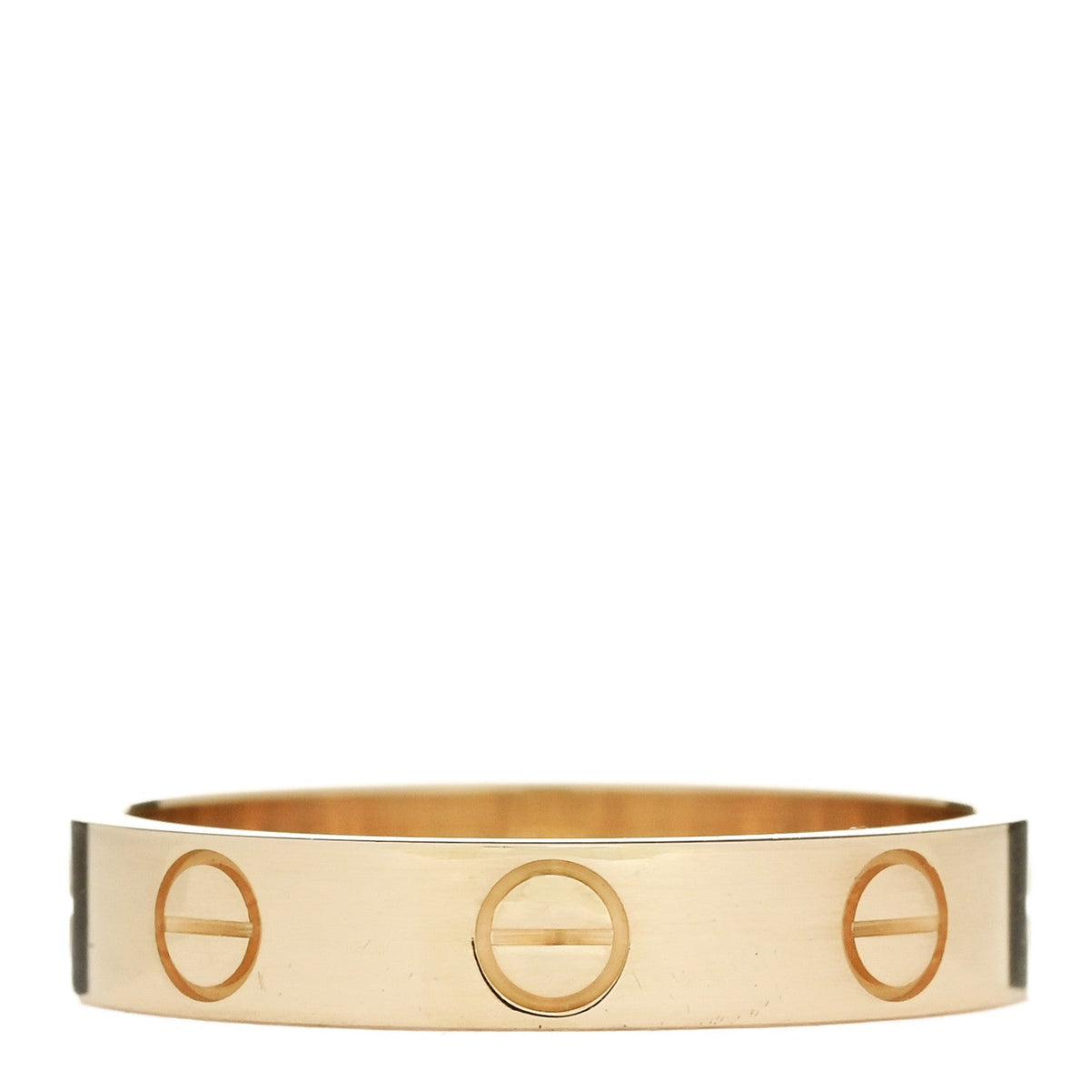 Cartier 18K Yellow Gold 3.5mm LOVE Wedding Band Ring 52 6