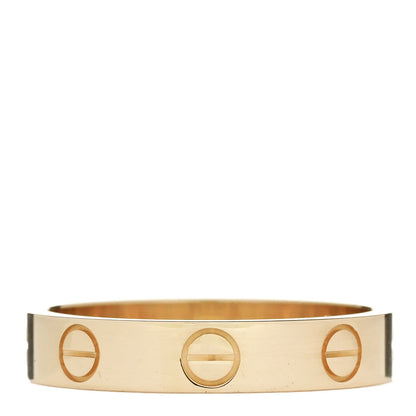 Cartier 18K Yellow Gold 3.5mm LOVE Wedding Band Ring 52 6