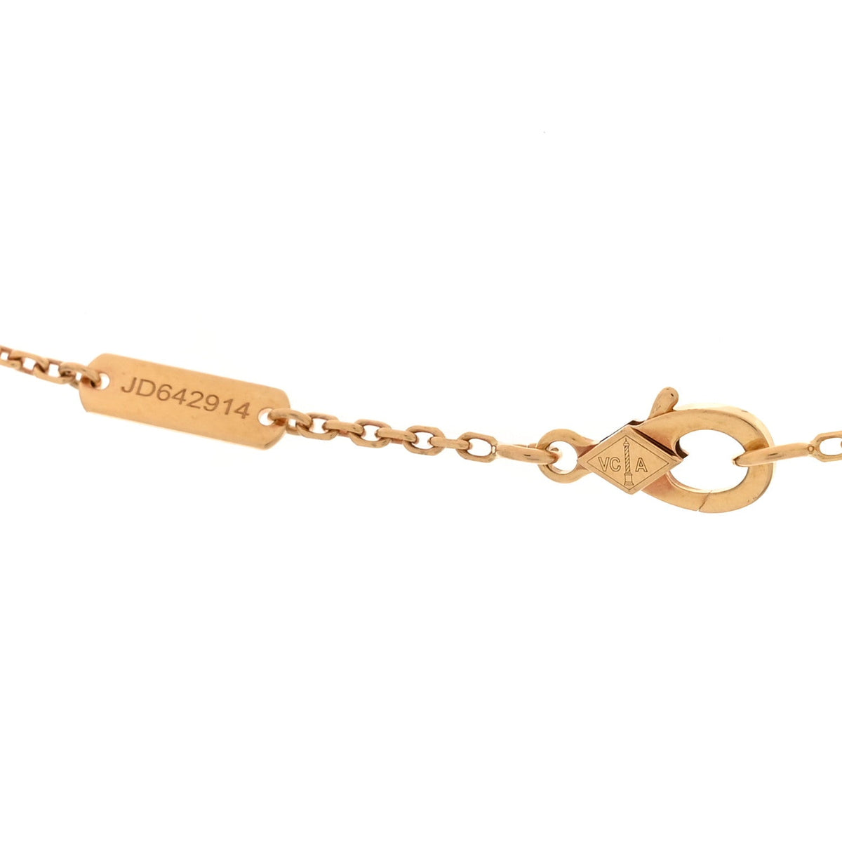 Van Cleef & Arpels 18K Yellow Gold Vintage Alhambra Pendant Necklace