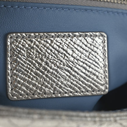 Christian Dior Metallic Calfskin Small My Lady Dior Silver