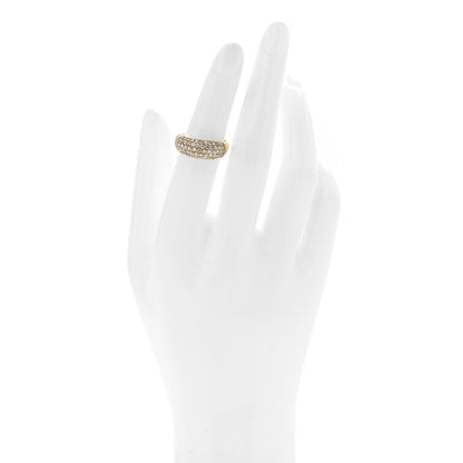 Parker & West 18K Yellow Gold Diamond 1.00ctw Paved Dome Ring 50 5.25